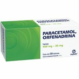 PARACETAMOL/ORFENADRINA 450/35MG TAB C/50*MVE*