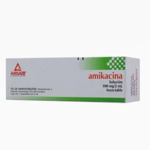 AMIKACINA 100MG/2ML SOL INY C/1 *ANT*