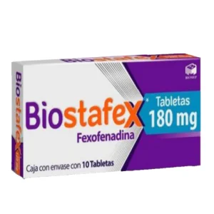 BIOSTAFEX 180MG TAB C/10 *BMP*