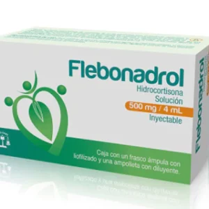 FLEBONADROL 500MG/4ML SOLUC INY C/1 *BRU* IV/IM