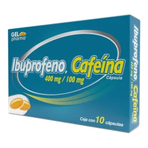 IBUPROFENO/CAFEINA 400/100MG CAP C/10 *VIT*