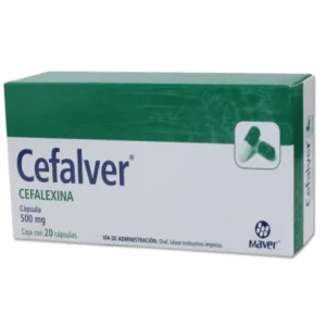 CEFALVER 500MG. CAP. C/20 *MVE*PE N