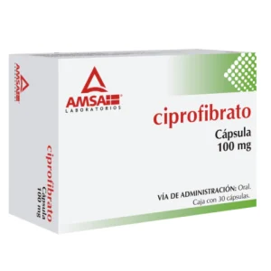 CIPROFIBRATO 100MG CAP C/30*ANT* L