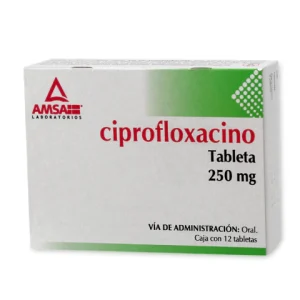 CIPROFLOXACINO 250MG TAB C/12*ANT* L