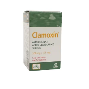 CLAMOXIN 500/125MG TAB C/12 *MVE* PE