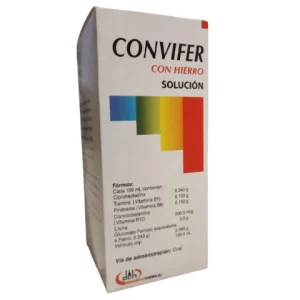 CONVIFER C0.04/0.10/0.15GR/200MCG/3.0/2.095GR/100ML SOL 220ML *DEG*PE