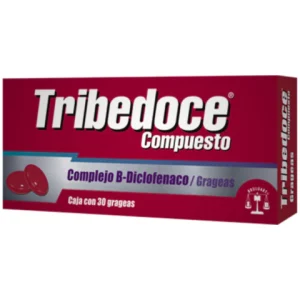TRIBEDOCE COMPUESTO 50/50/50/1MG GRAG C/30 *BRU* N