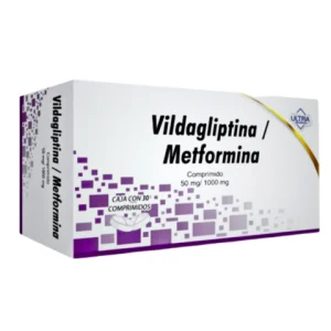 VILDAGLIPTINA/METFORMINA 50/1000MG COMP C/30*ULT*