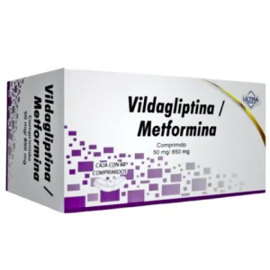 VILDAGLIPTINA/METFORMINA 50/850MG COMP C/60*ULT*