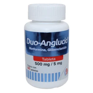 DUO-ANGLUCID 500/5MG. TAB. C/60 *COL*