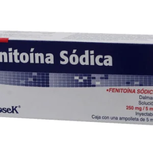FENITOINA 250MG/5ML SOLUC INY I.V C/1 *LOE* (DALMARIL)