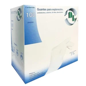 GUANTE DE LATEX EST P/EXPL CH CAJA C/100 PZAS *DEN*