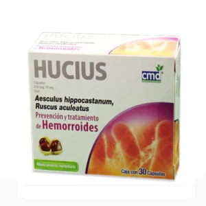 HUCIUS 250MG,70MG CAPS C/30*CMD*