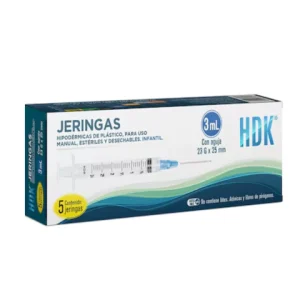 JERINGA AZUL 3ML.(23X25MM) CAJA C/5 *DEN*