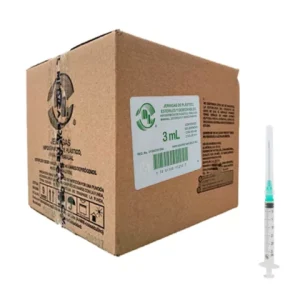 JERINGA VERDE 3ML.(21X32MM) CAJA C/100 *DL*