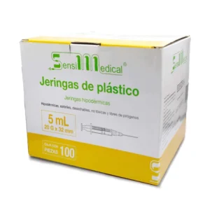 JERINGA AMARILLA 5ML(20X32MM) C/100 *JAY*