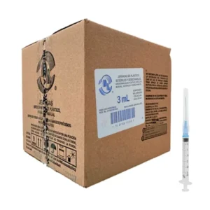 JERINGA AZUL 3ML.(23X25MM) CAJA C/100 *DEN*
