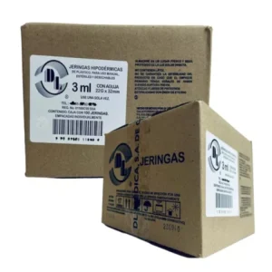 JERINGA NEGRA 3ML.(22X32MM) CAJA C/100 *DEN*