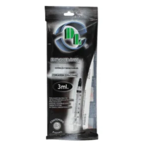JERINGA NEGRA 3ML.(22X32MM) CAJA C/3 *DEN*