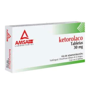 KETOROLACO 30MG TAB SL C/6 *ANT* L