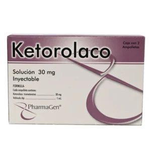 KETOROLACO 30MG/1ML SOLUC INY C/3 *PHG* IM/IV