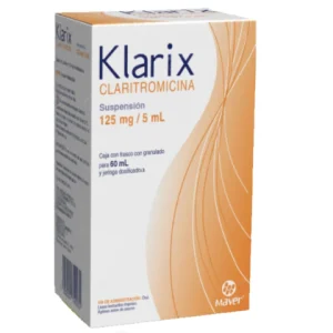KLARIX 125MG/5ML SUSP FCO/60ML*MVE*