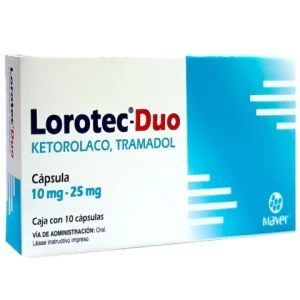 LOROTEC DUO 10/25MG CAP C/10*MVE*