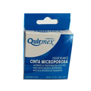 CINTA MICROPORE 1.25CMX10MTS C/1 *QRM* COLOR BLANCO