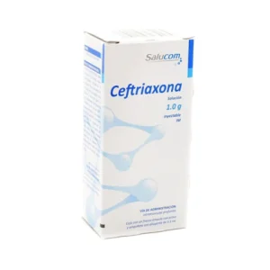 CEFTRIAXONA 1GR/3.5ML SOL INY IM C/1 *SLC*