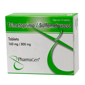 TRIMETOPRIMA/SULFAMETOXAZOL 160/800MG TAB C/14 *PHG*