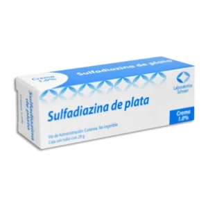 SULFADIAZINA DE PLATA 1%/100GR CREMA 28GR *SHO*