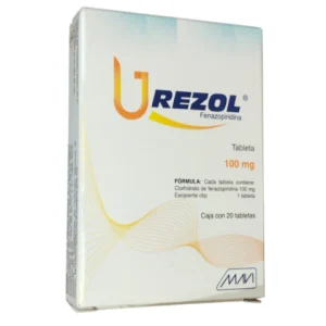UREZOL 100MG TAB C/20 *MVI* R