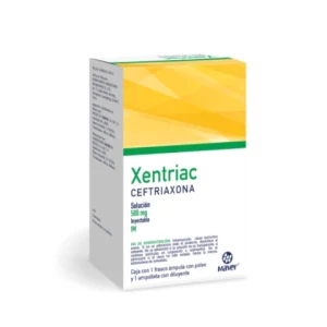 XENTRIAC 500MG/2ML SOL INY IM C/1*MVE* SIN JERINGA PE
