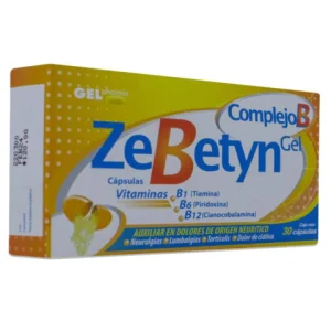 ZEBETYN GEL 100/5MG/50MCG CAPS C/30 *GLP*